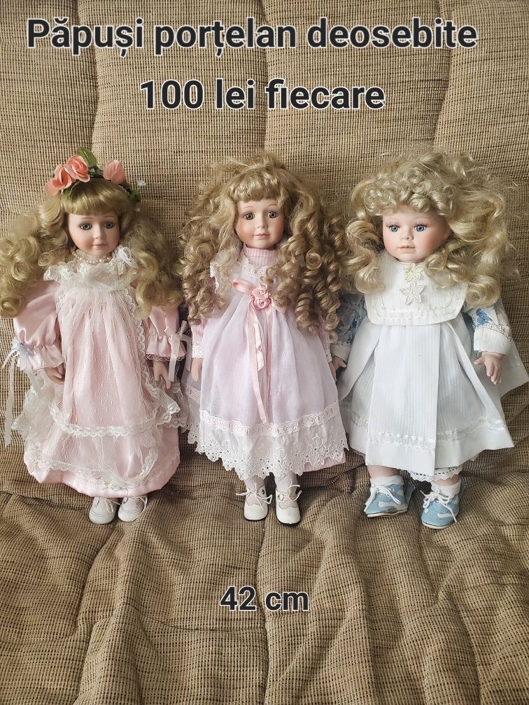 Păpuși porțelan 40 cm