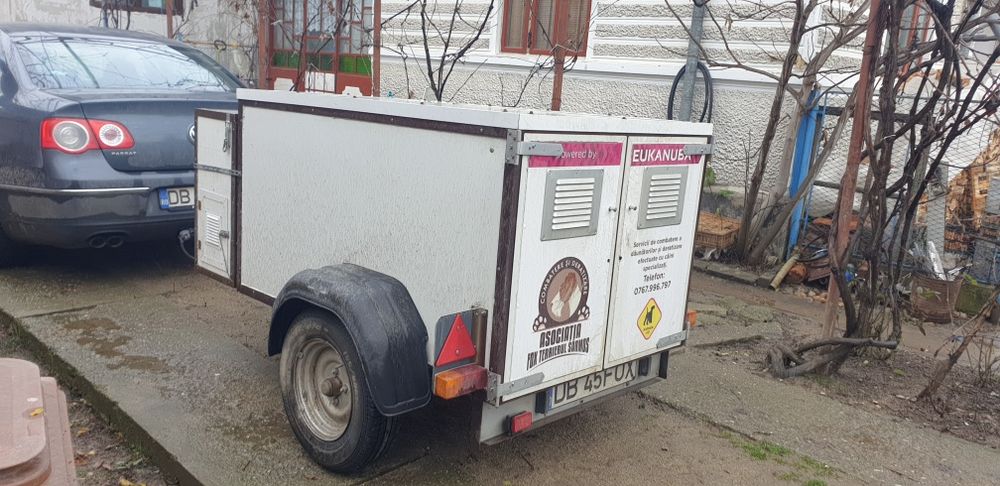 Remorca transport caini