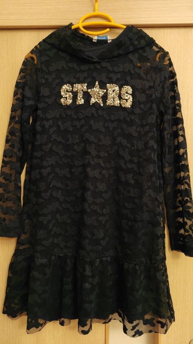 Rochie Mayoral 12-14 ani dantela cu gluga