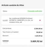 Aer conditionat Hisense 24000 BTU