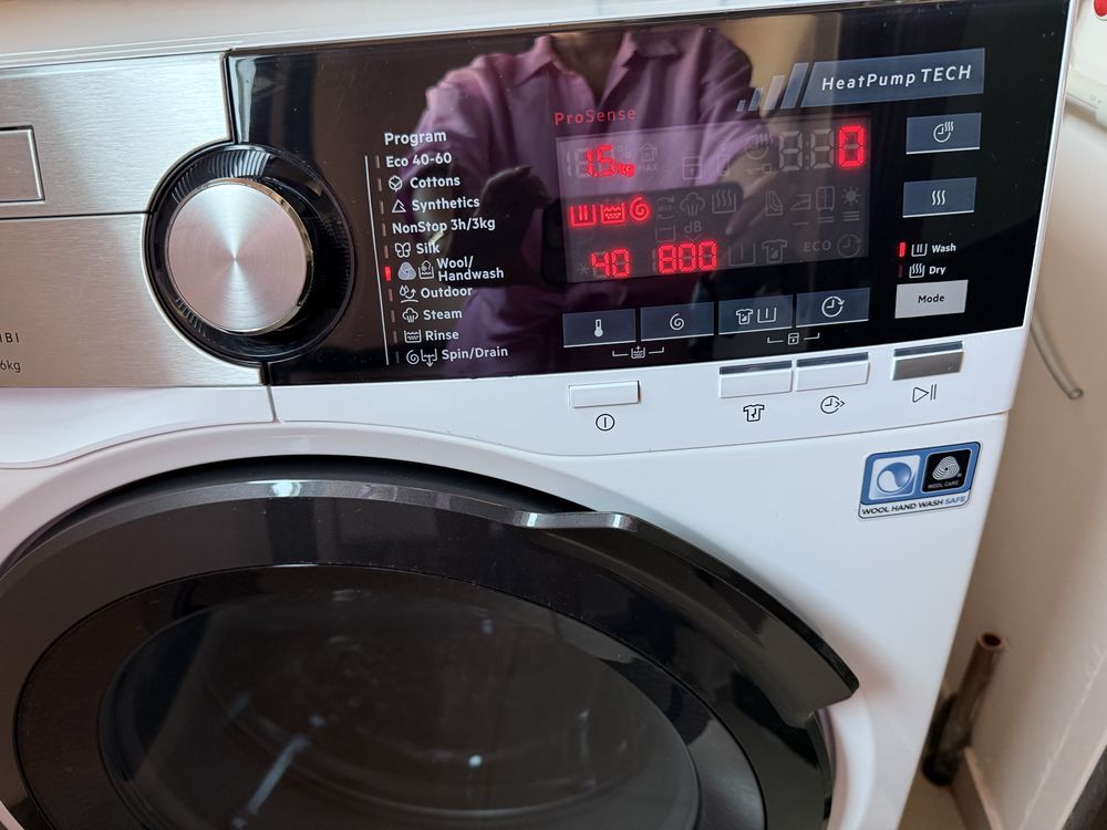Комбинирана пералня със сушилня AEG 9000 SERIES OKOKOMBI