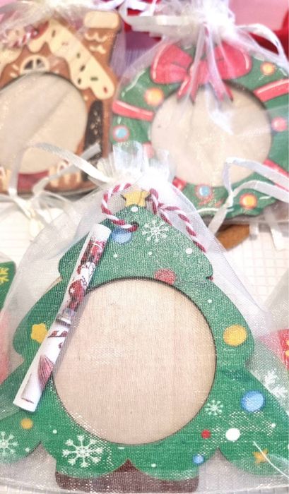 Коледни рамки за снимки за украса