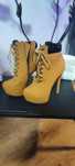 Botine nr 38 cu toc si platforma