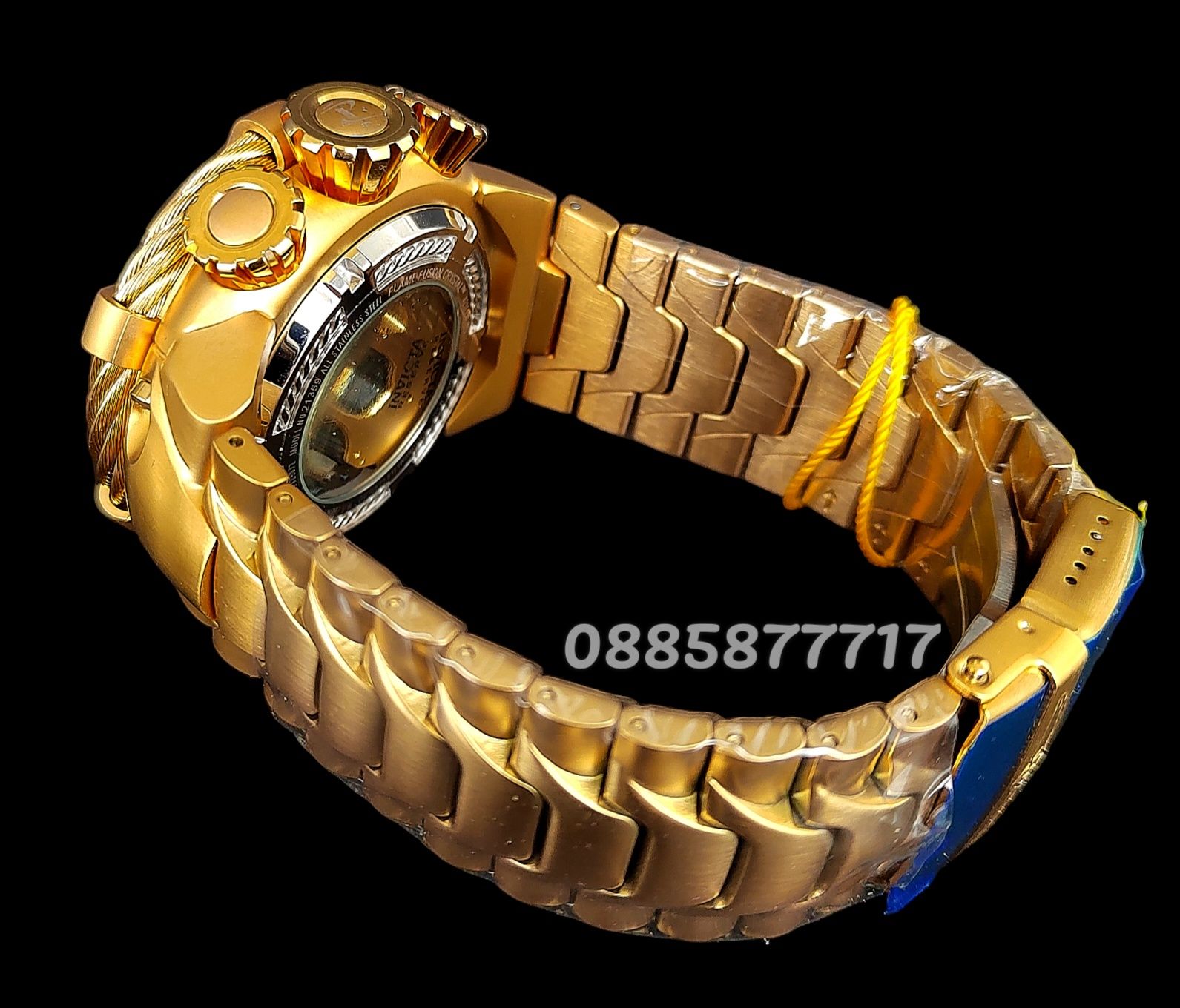 часовник INVICTA Thunderbolt Reserve Gold 55 mm, Инвикта нов