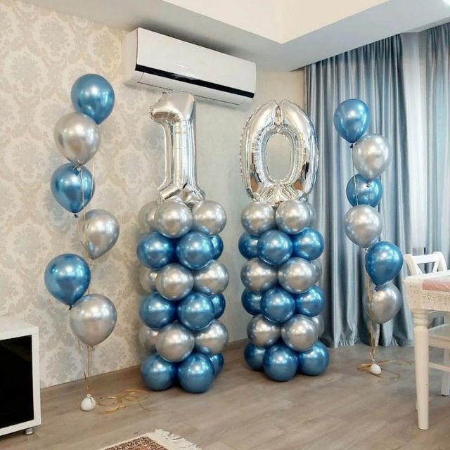 Оформление шарами Воздушные шар (geliviy gazli uchar shar)