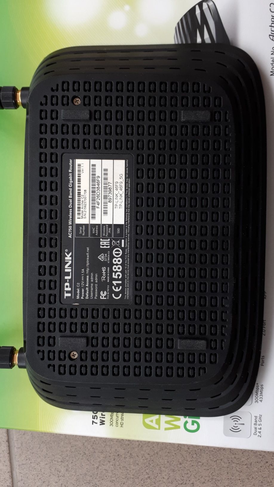 Router gigabite TP-LINK AC 750 Archer C2