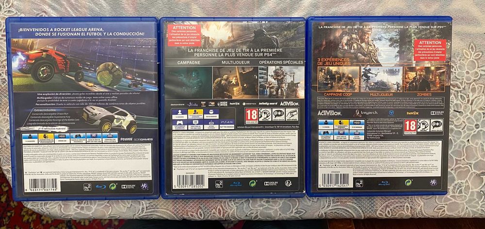 Rocket League Call of Duty Modern Warfare, Black Ops 3 III  PS4 Игри