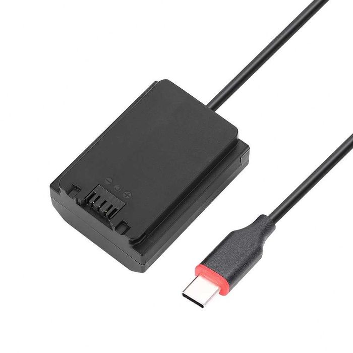 Alimentator USB-C NP-FZ100 Sony A7R5 A71II A7S3 A7R5 A7 IV X3 ZV-E1