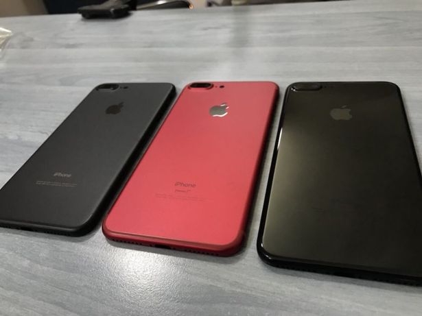Carcasa iPhone 7 Plus Red Product, jet black, black