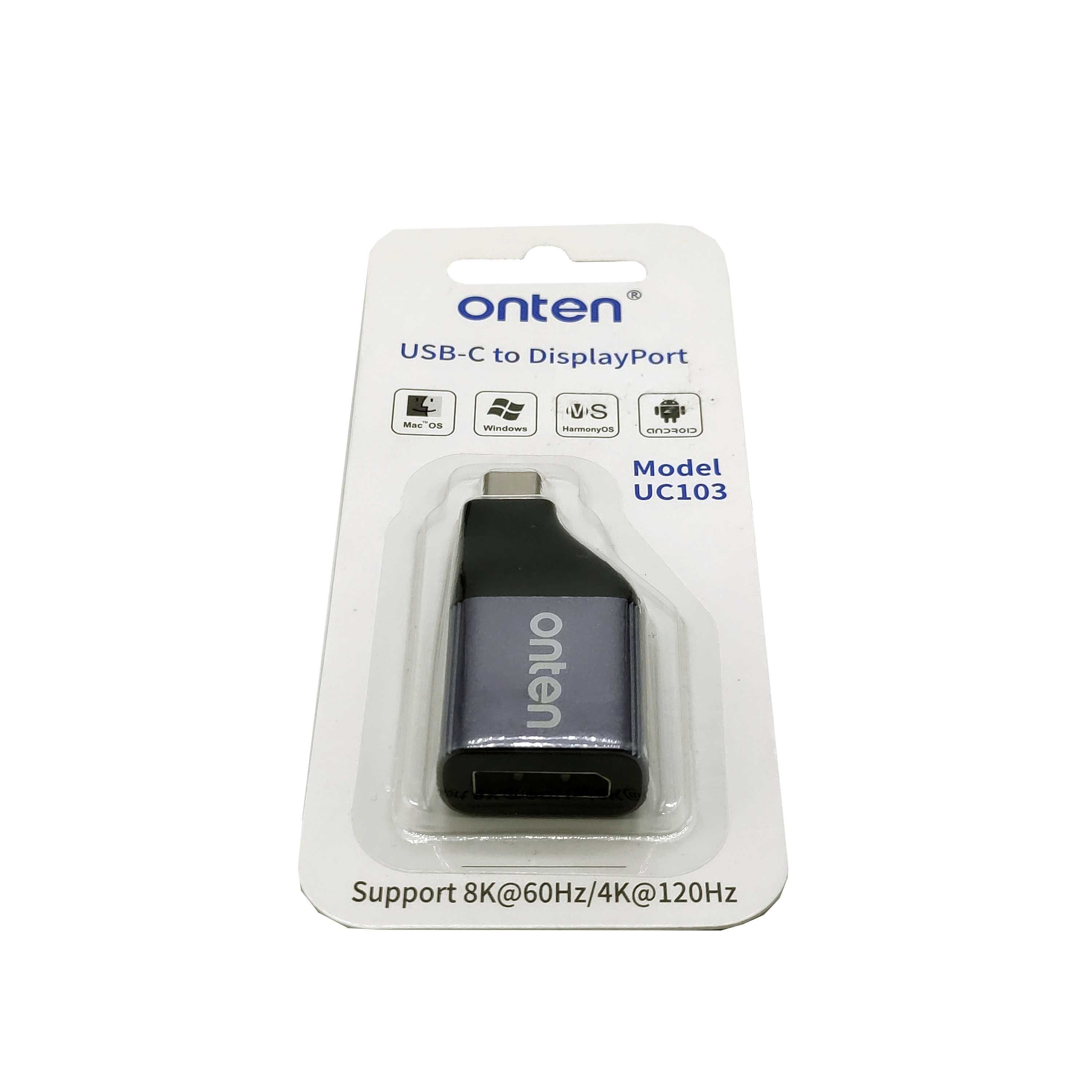Переходник Usb Type - C To Display Port Onten UC 103 mini 8K
