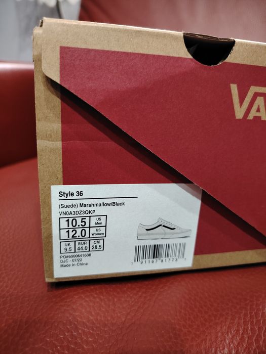 Vans Style 36, Piele naturala și material, Noi Originali 44