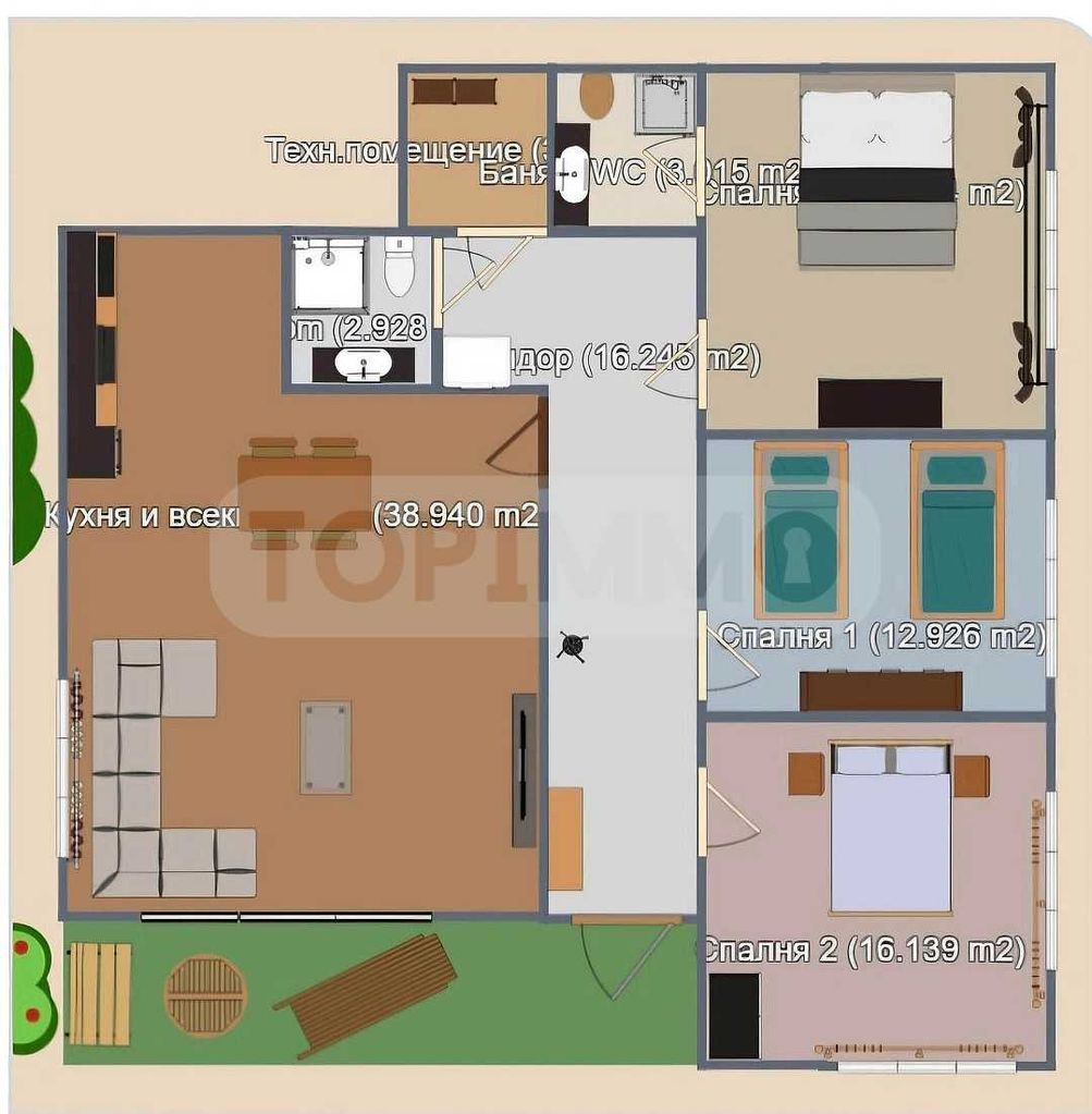 Продава се Къща в с. Плачидол, Област Добрич - 133 кв.м за 1286 €/кв.м - Снимка #8