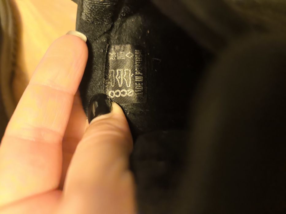 Ghete dama Ecco soft nubuc 37