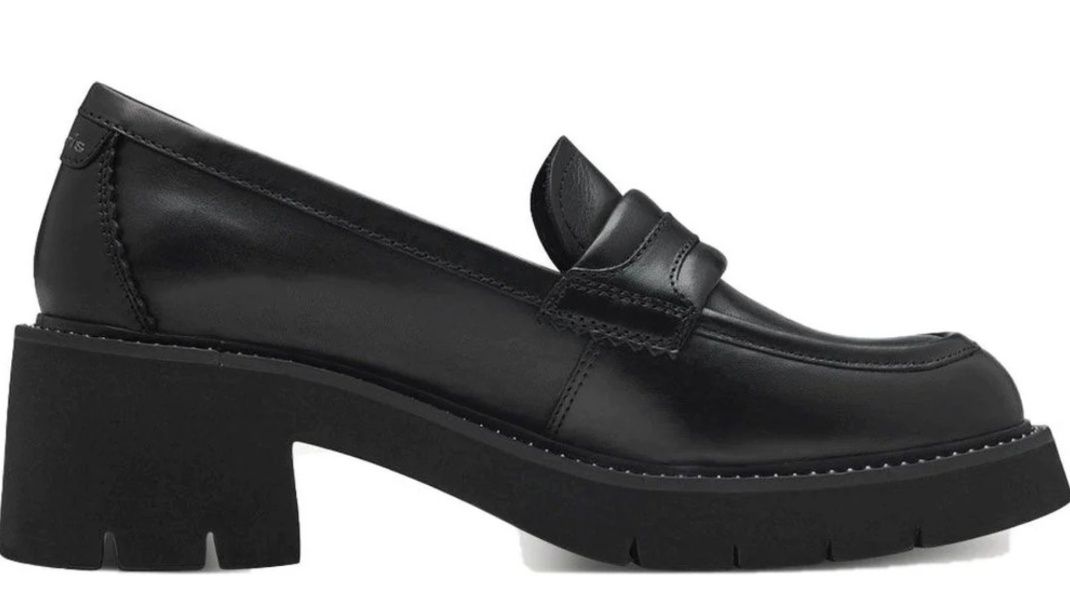 Дамски кожени обувки Tamaris Comfort Lining черни