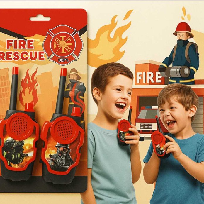 Детски уоки - токи комплект Fire Rescue