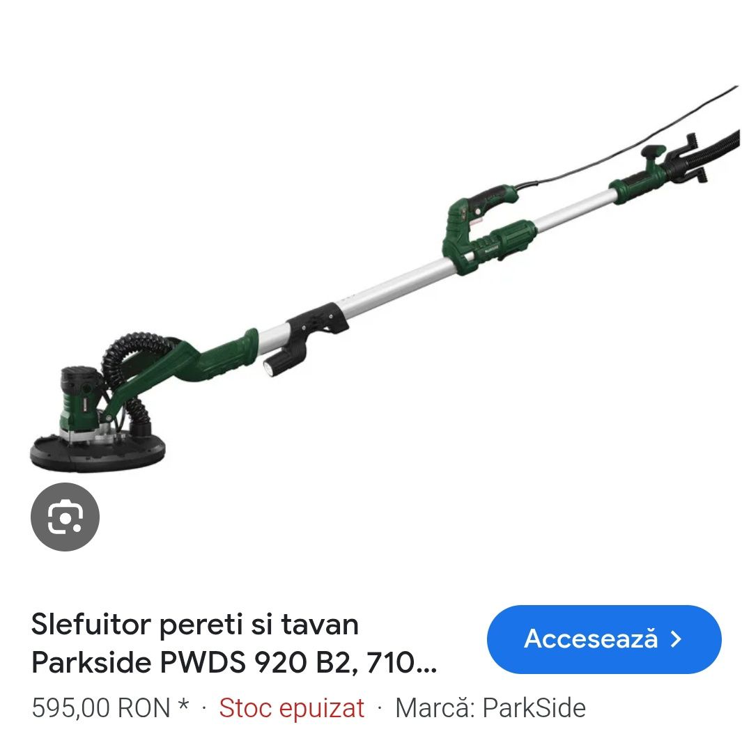 Slefuitor pereți tavan Parkside