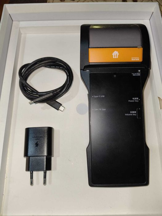 POS, Terminal mobil SUNMI V2S Plus, USB-C, BT, Wi-Fi, 4G, GPS, Android