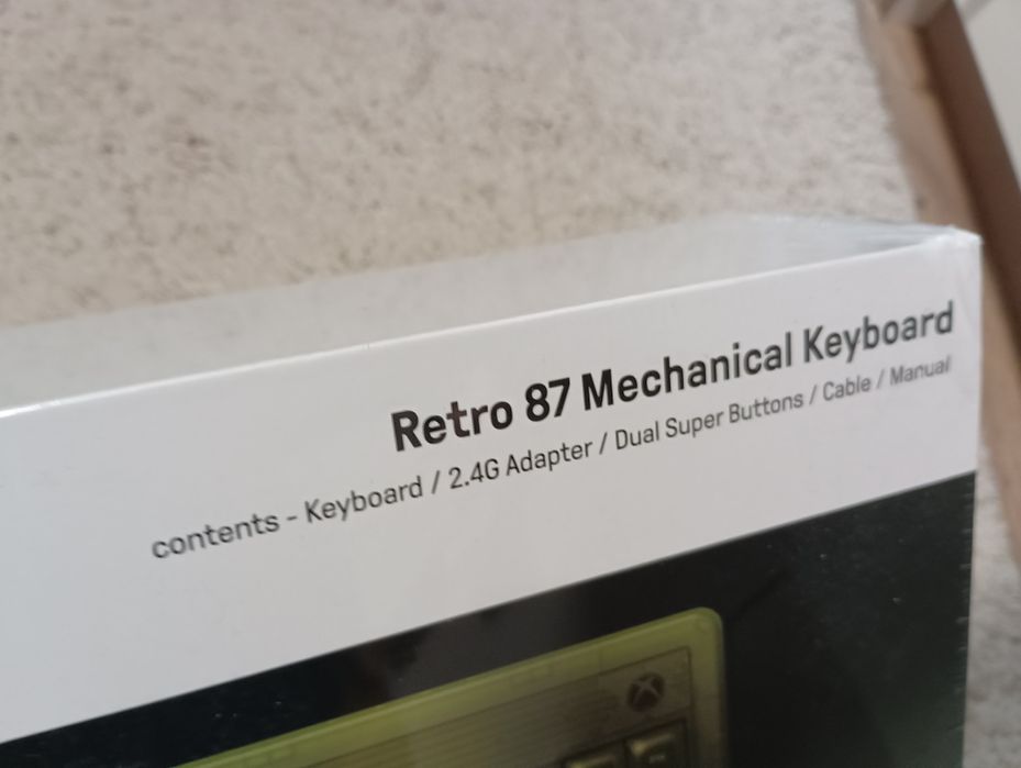 Tastatura Gaming Wireless Sigilata -8Bitdo Retro 87 Mechanical+Butoane