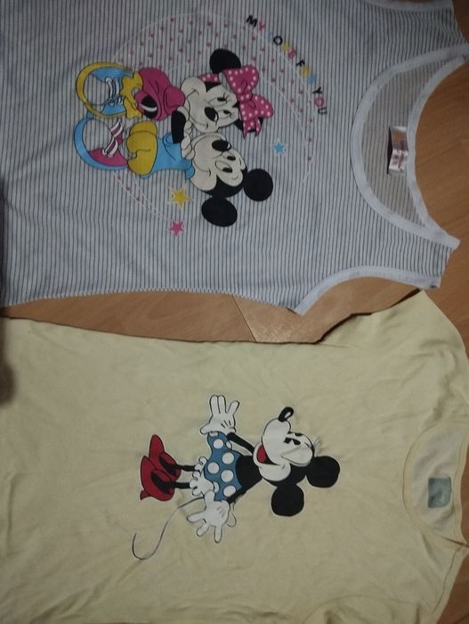 Tricou și maiou  cu Minnie și Mickey Mouse