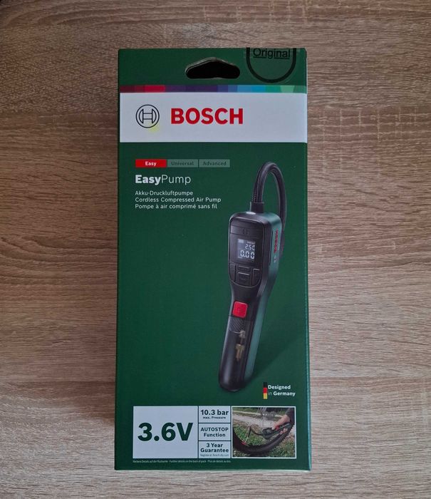 Bosch Easy Pump-акумулаторни компресори 3.6V /10.3 bar