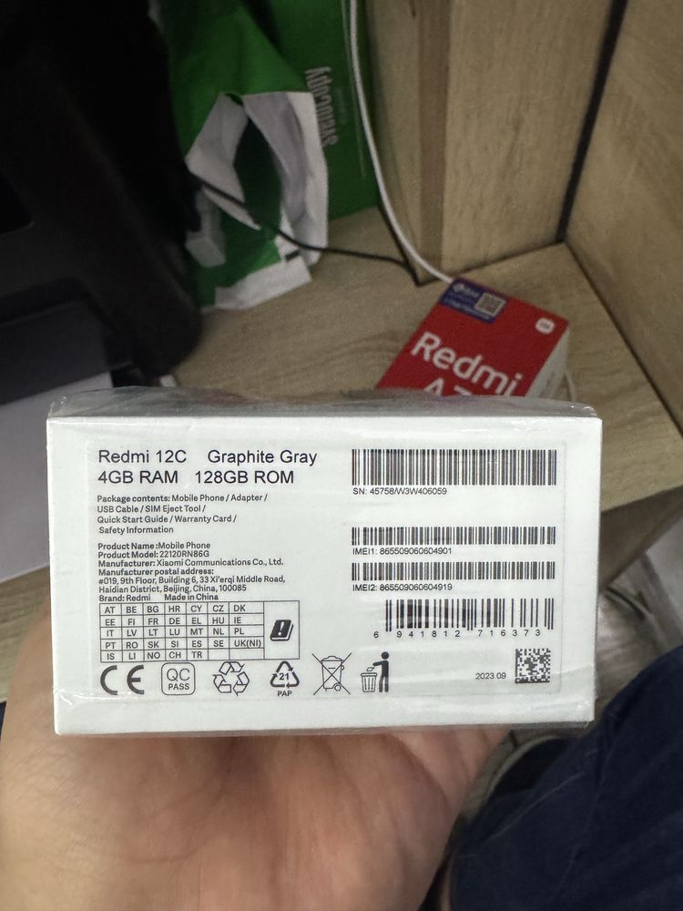 Redmi 12c. 4/128. Yangi ishlatilmagan