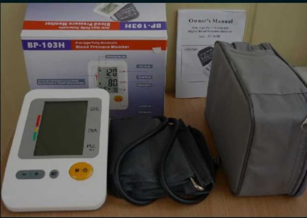 Электронный тонометр  Давление и Пульс, Blood pressure mon блокпитания