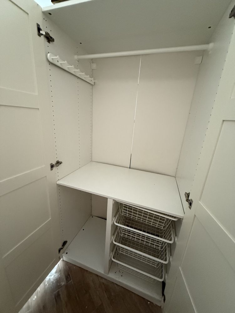 Ikea гардероб с аксесоари 100х60х200