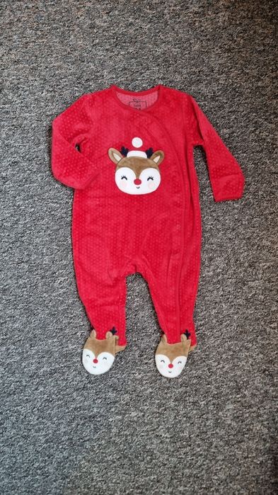 Salopeta Craciun C&A marime 74, noua