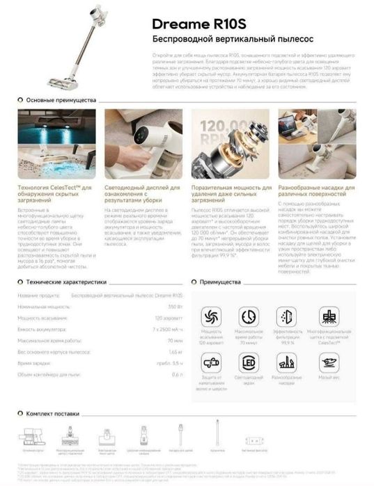 Вертикальный пылесос DREAME все модели есть оптом склад