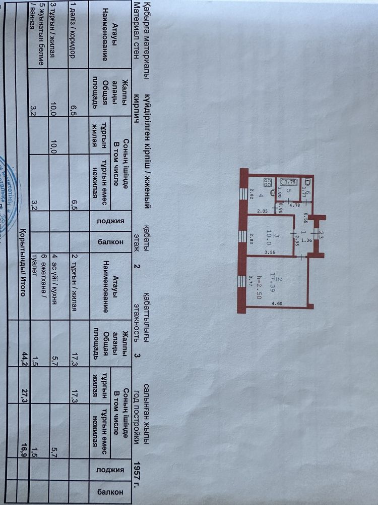 Продам 2-х комнатную квартиру. Ломоносова дом.5