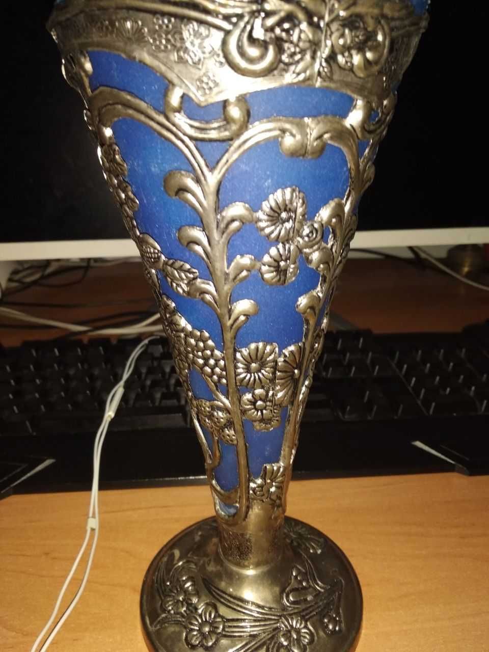 Французская ваза Старинная конфетница Fleurs et fruits серебрение
