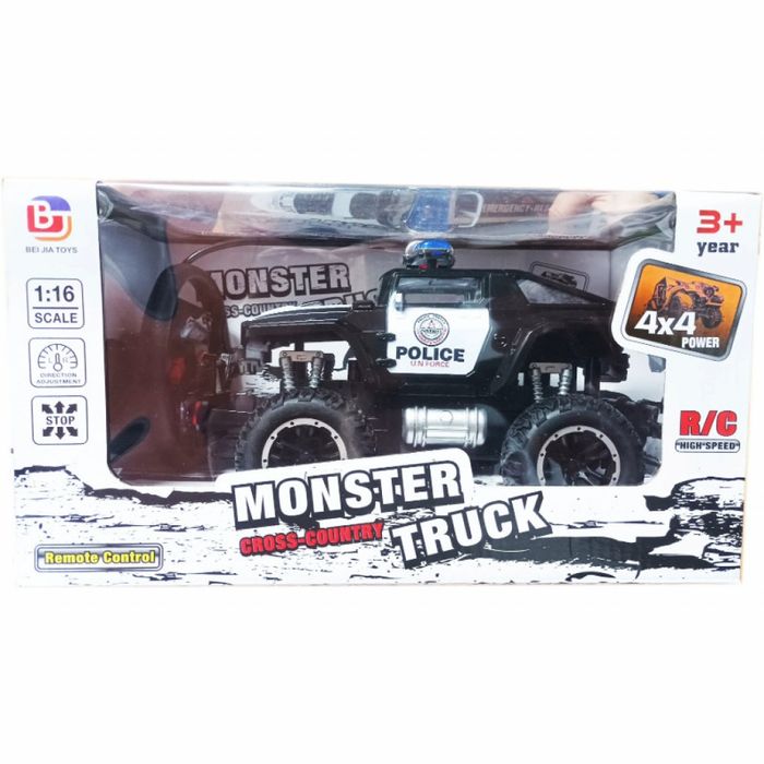 Полицейски джип с радиоуправление – 4x4 Monster Truck