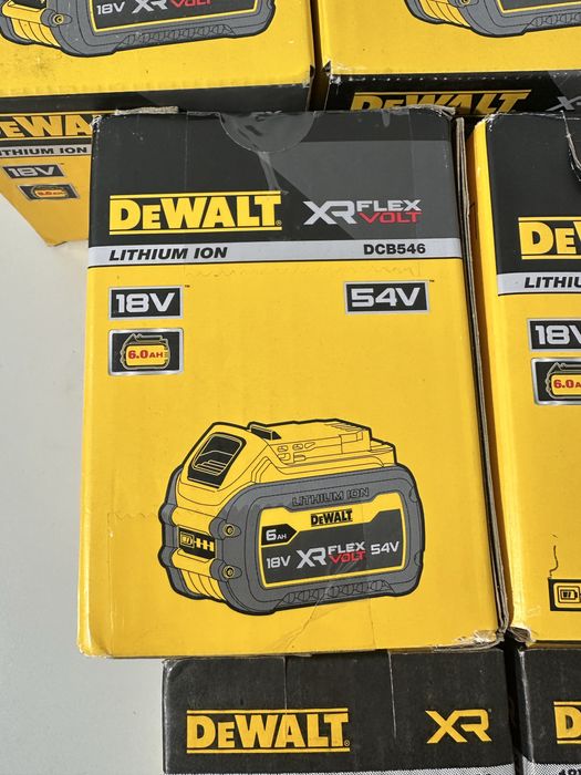 Acumulatori/Baterii dewalt XR Flex Volt 9Ah 6Ah si 4 Ah
