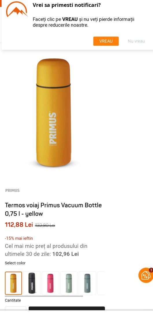 Termos Primus 0.75 l