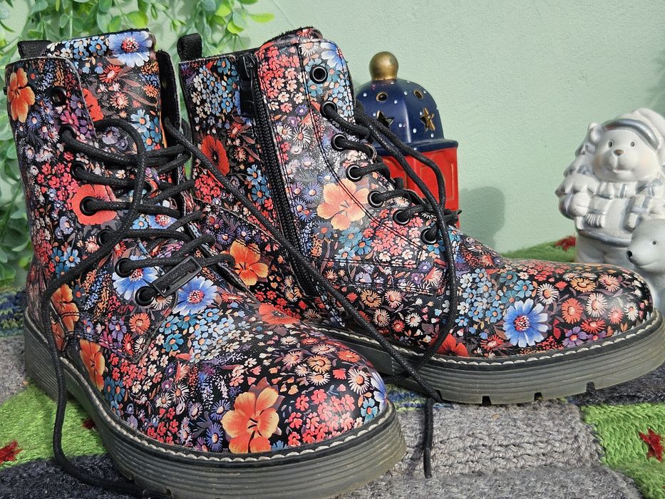 Tom Tailor флорални боти N40