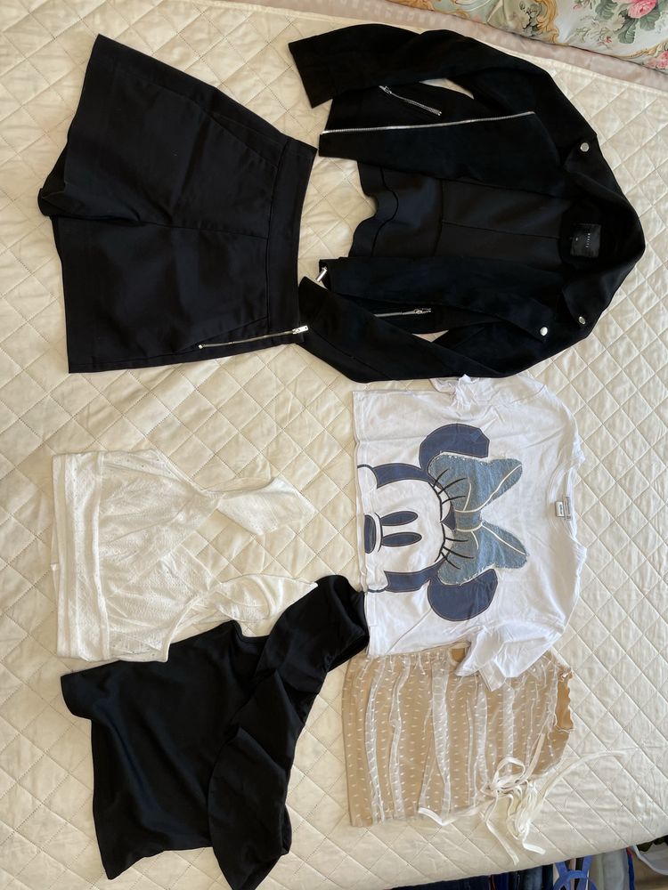 Zara тениска, потник zara , жилетка , блуза , зара