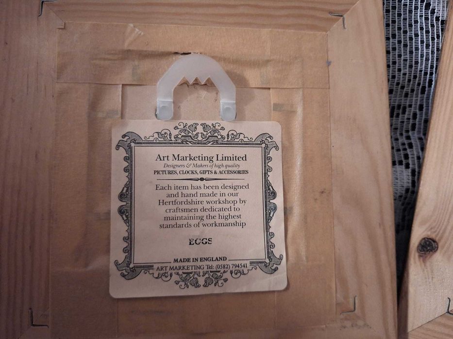 Set de tablouri vintage cu ramă din lemn