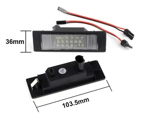 Плафони LED №5065-6 за регистрационен номер BMW 1 Серия E81 E87 E63 E6