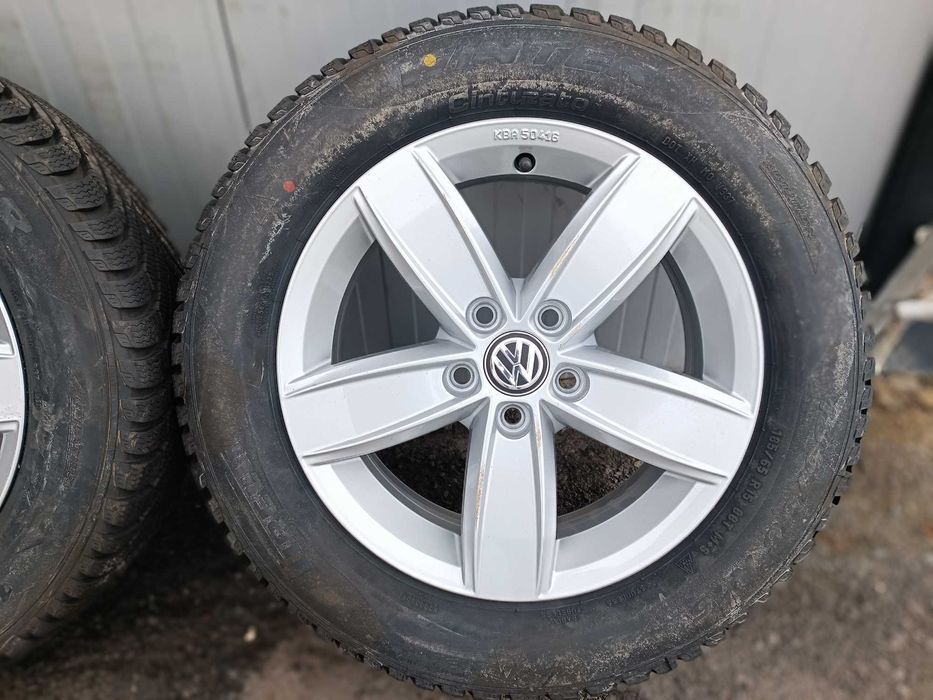 Нови ОРИГИНАЛНИ джанти 15 цола 5 100 за VW Seat+Зимни гуми Pirelli