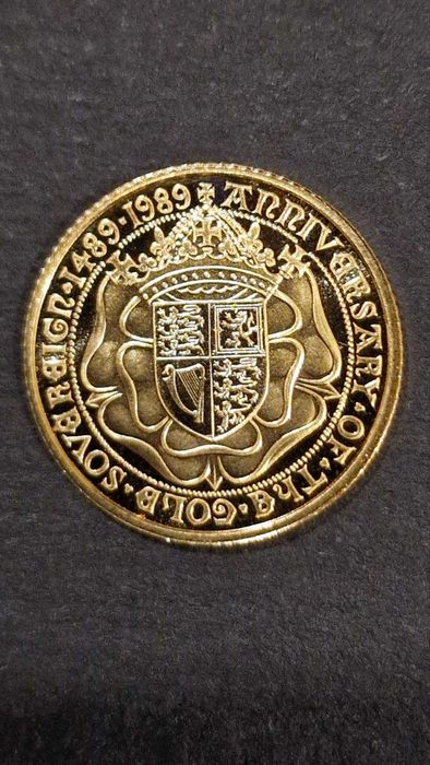 Златна Монета  Британски Суверен  и 1/2 суверен