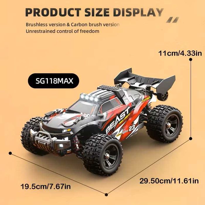 ZNLYRION 4WD RC CAR КОЛА с дистанционно
