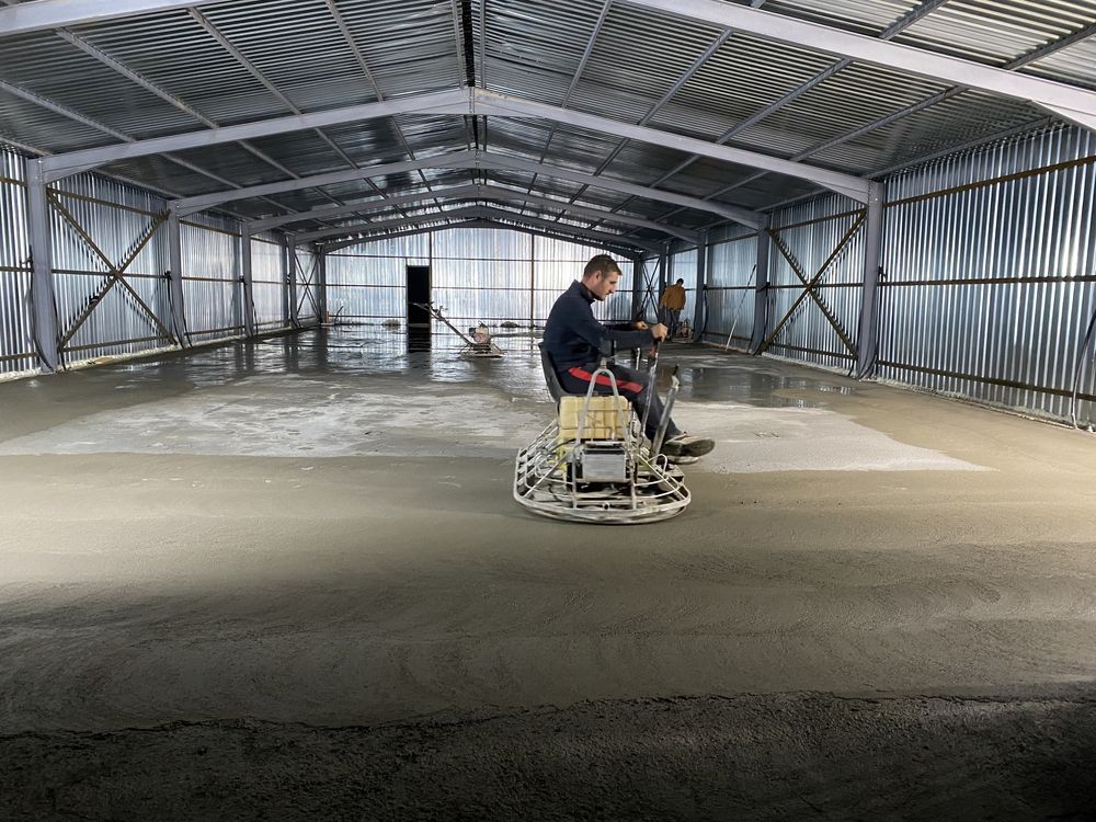 Turnari beton finisat mecanic elicopterizat
