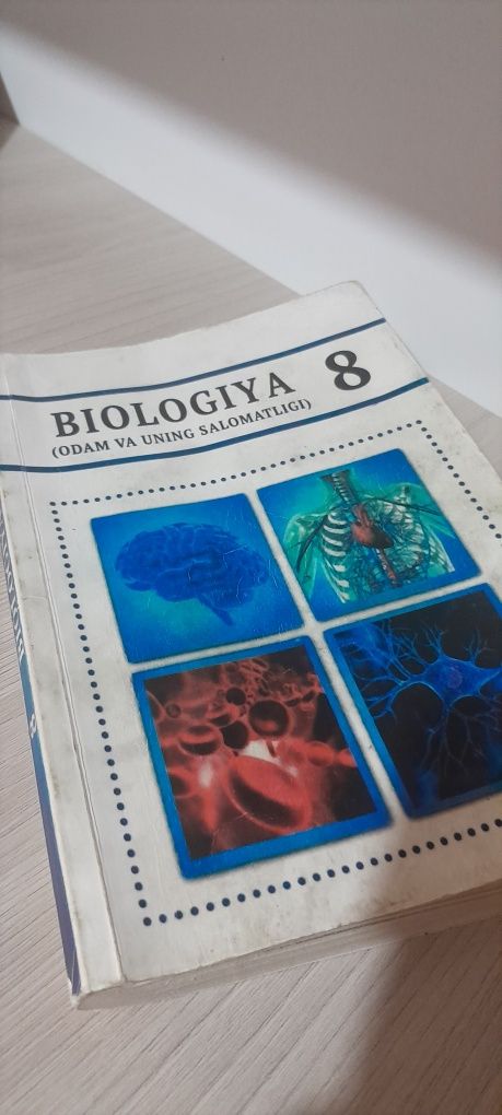 Biologiya 8 sinf kitobi