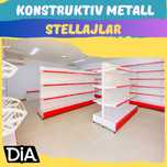 Стеллаж металлический сборный, konstruktiv metall stellajlar