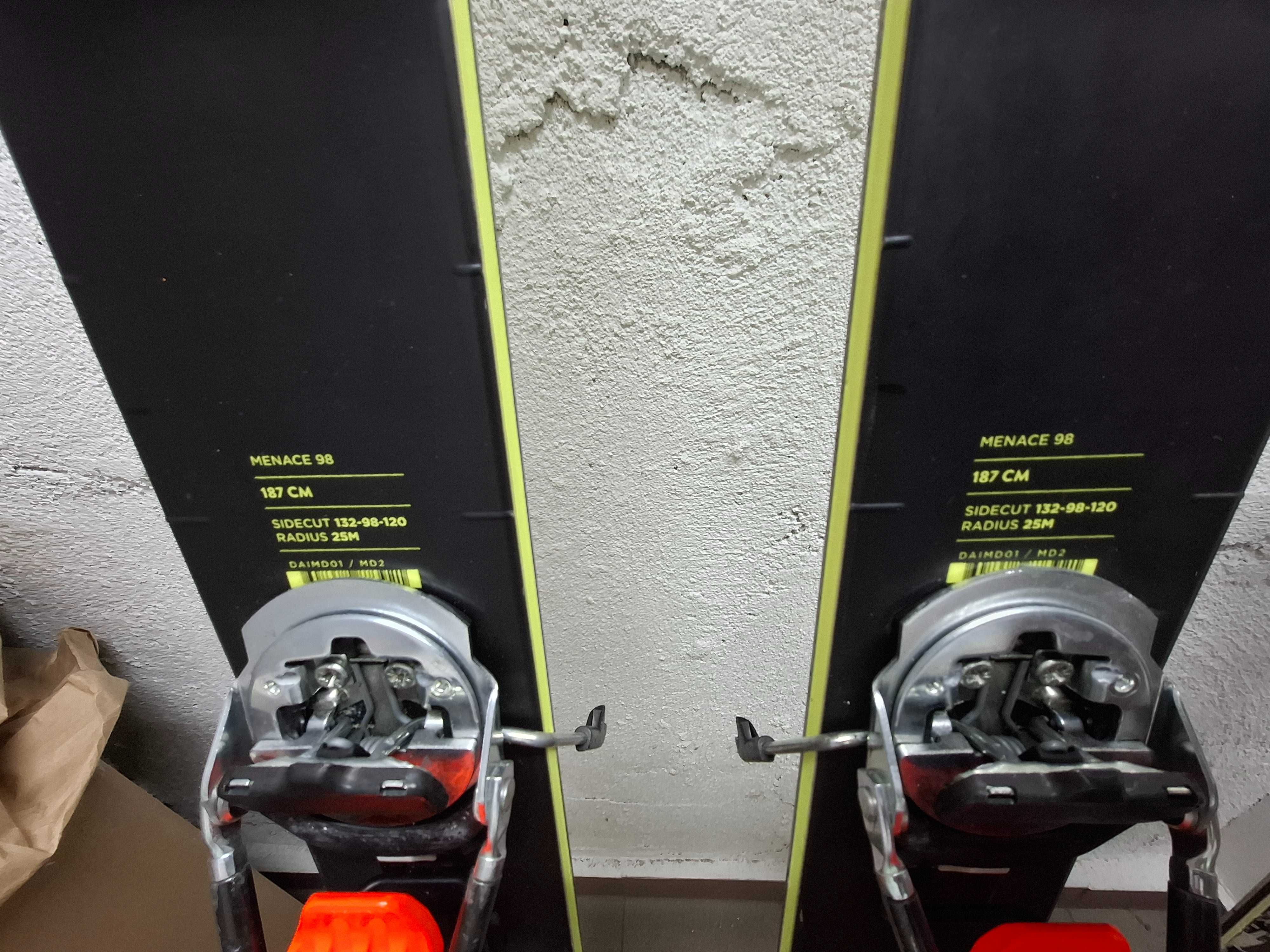 Продавам ски Dynastar Menace 98 - 187см.Автомат Rossignol/Look FKS 140