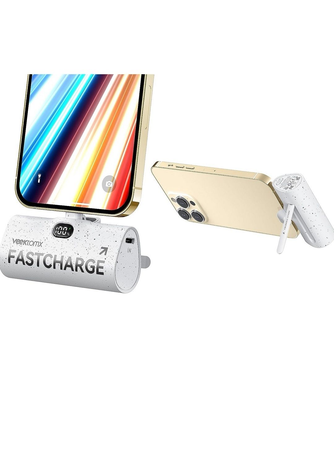 VEEKTOMX Mini Portable Charger pentru iPhone,