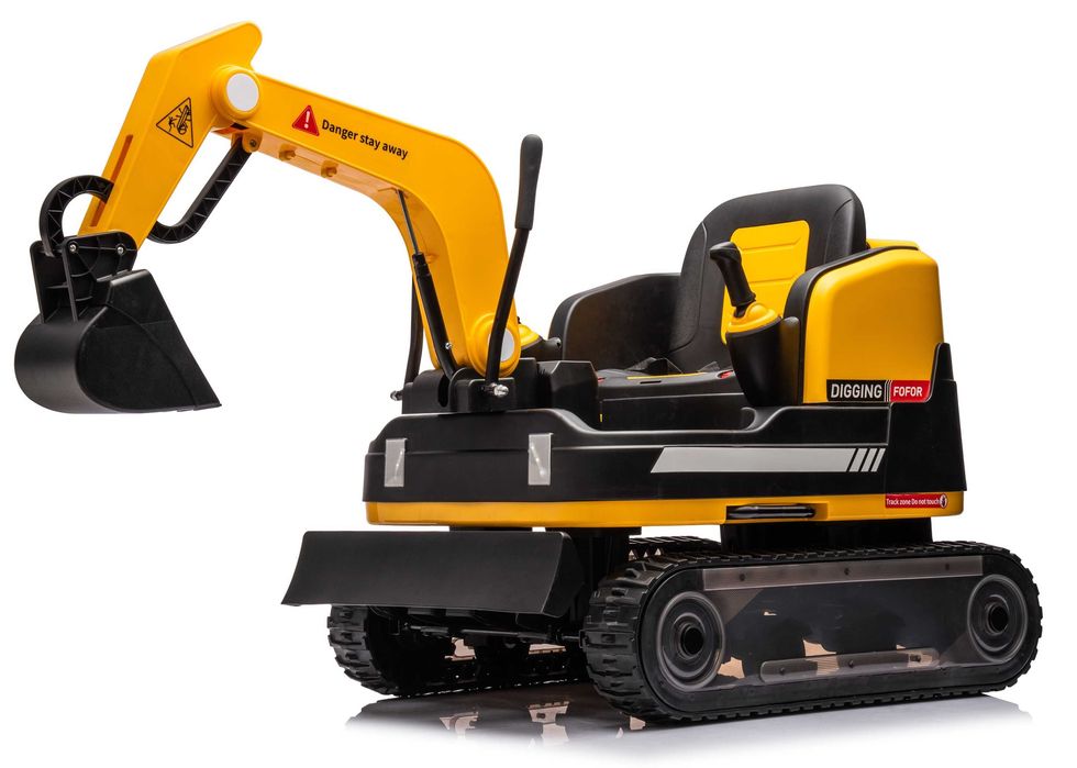 Excavator electric pt. copii Kinderauto X7 2x 55W 12V-12Ah, Yellow