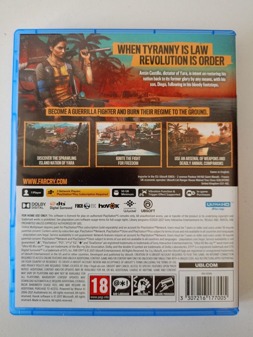 Far cry 6 PS5/пс5 игра