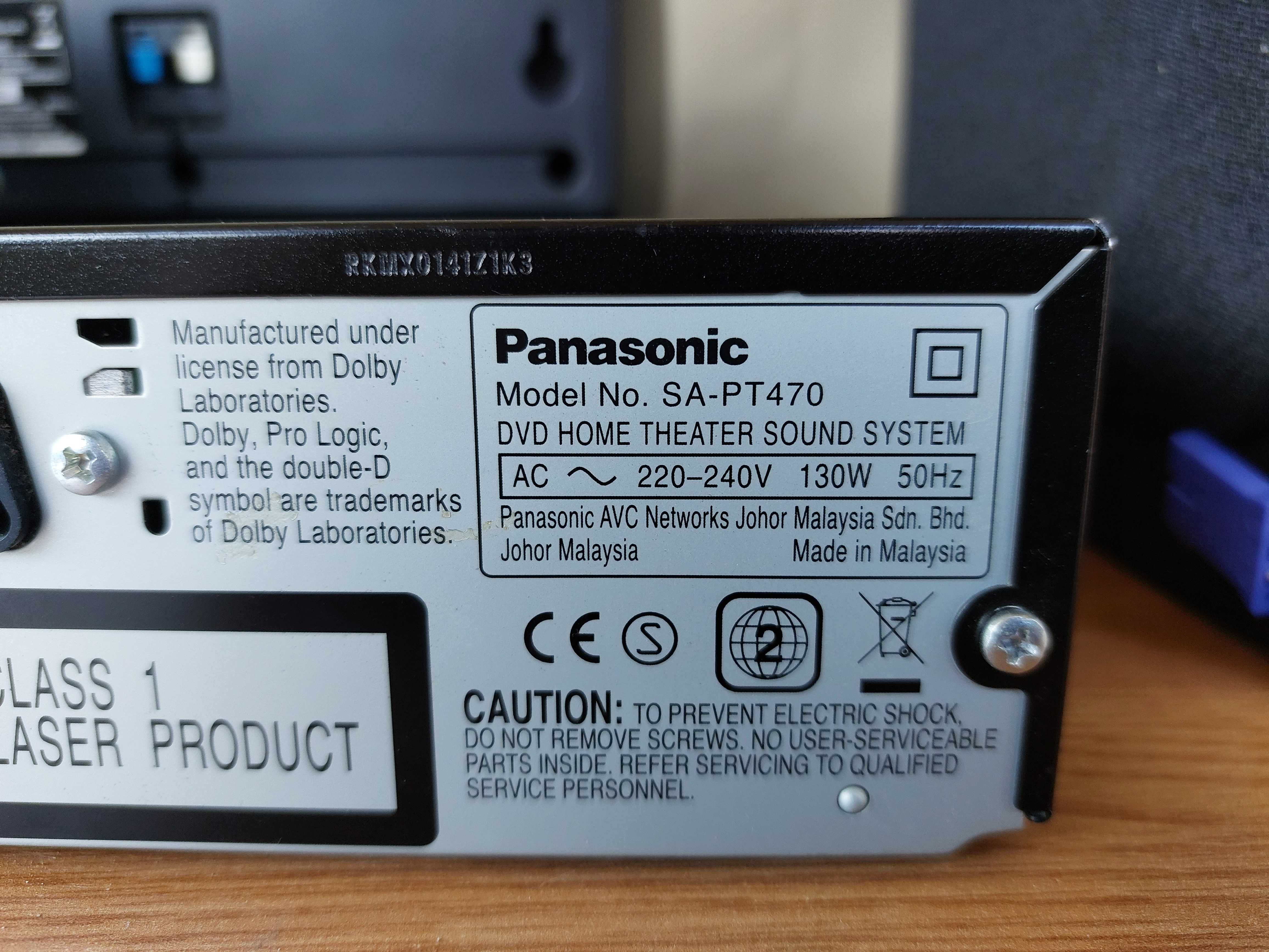 Sistem home cinema PANASONIC-USB,tuner,subwoofer