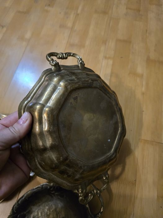 Lot 3  tavi realizate din bronz masiv